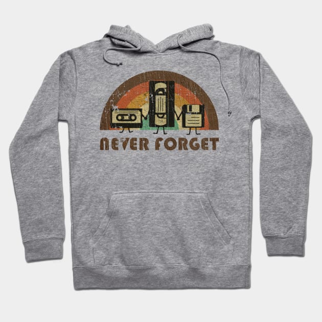 NEVER FORGET - VINTAGE Hoodie by jandamuda99